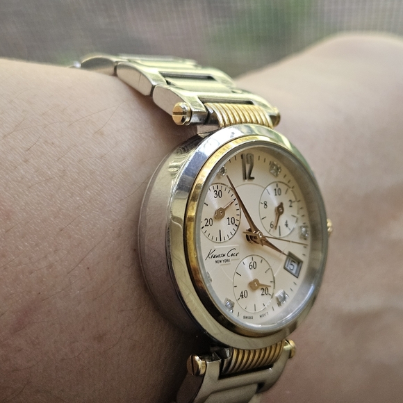 Kenneth Cole Gold and Silver Stainless Steel Watch - Picture 11 of 15